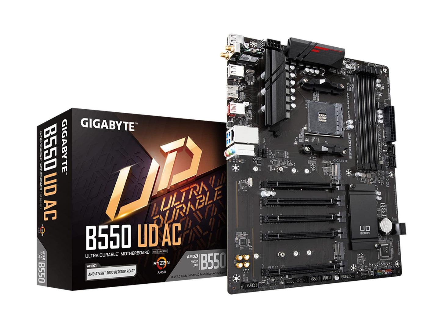 GIGABYTE B550 UD AC ATX Motherboard, AMD B550 Chipset