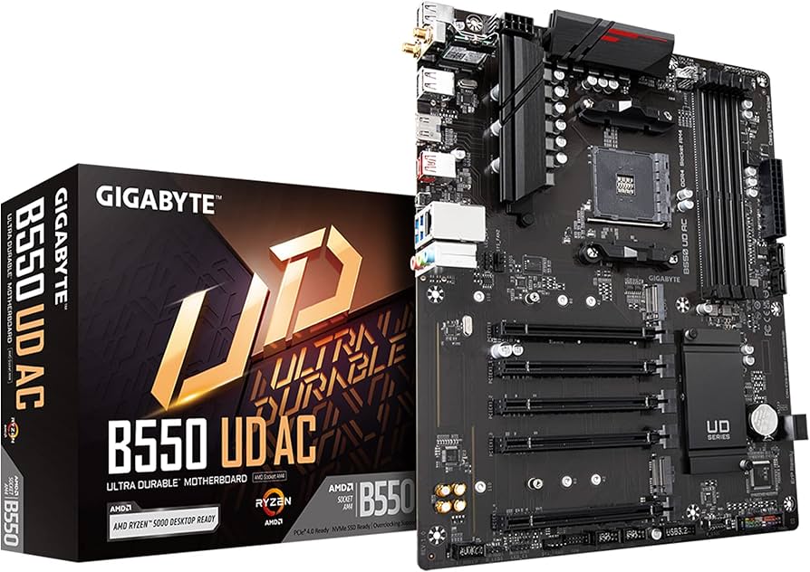 GIGABYTE B550 UD AC ATX Motherboard, AMD B550 Chipset