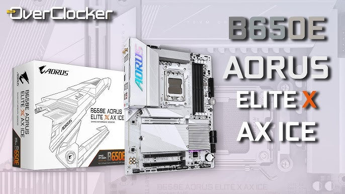 GIGABYTE B650E AORUS ELITE X AX ICE ATX Motherboard