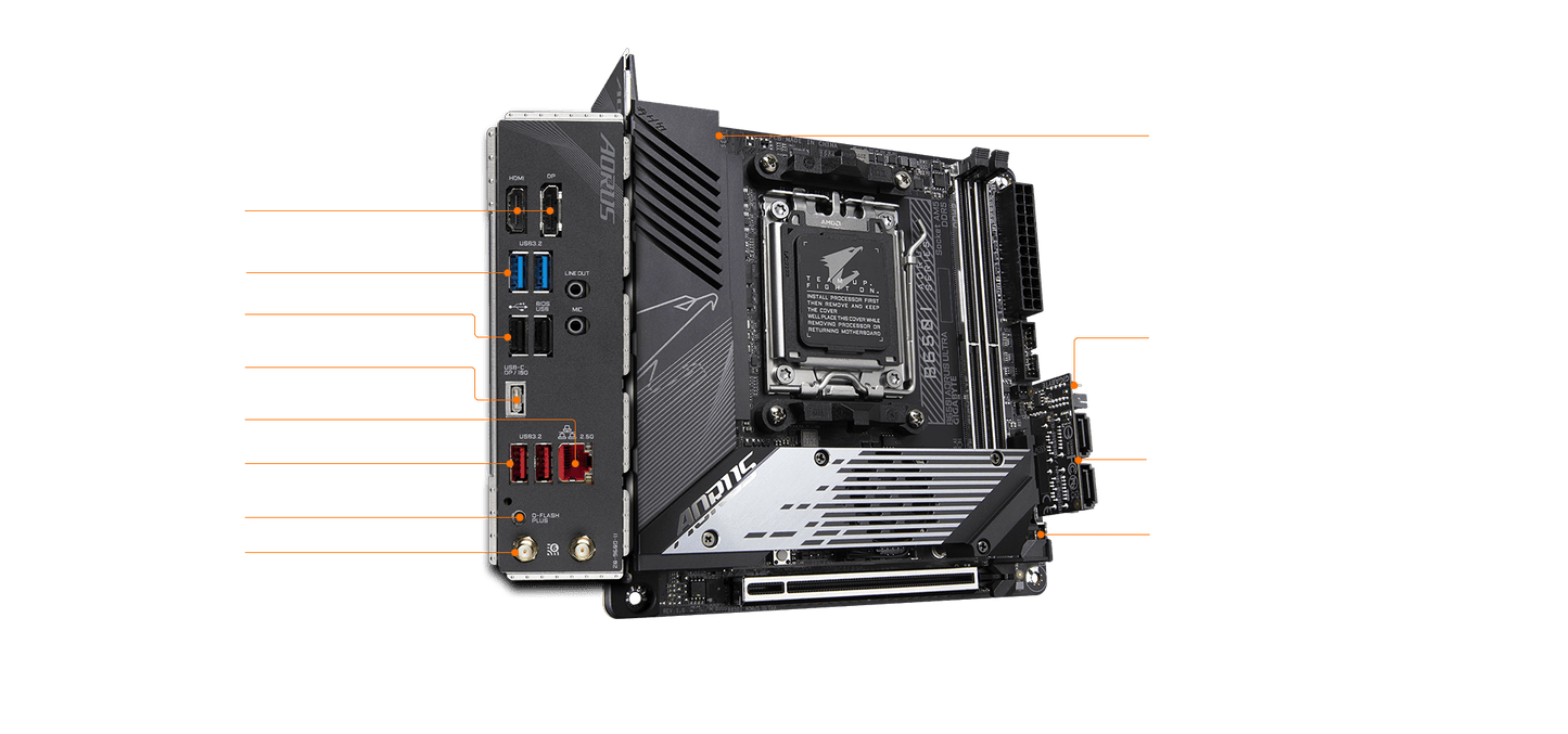 GIGABYTE B650I AORUS ULTRA Mini-ITX Motherboard