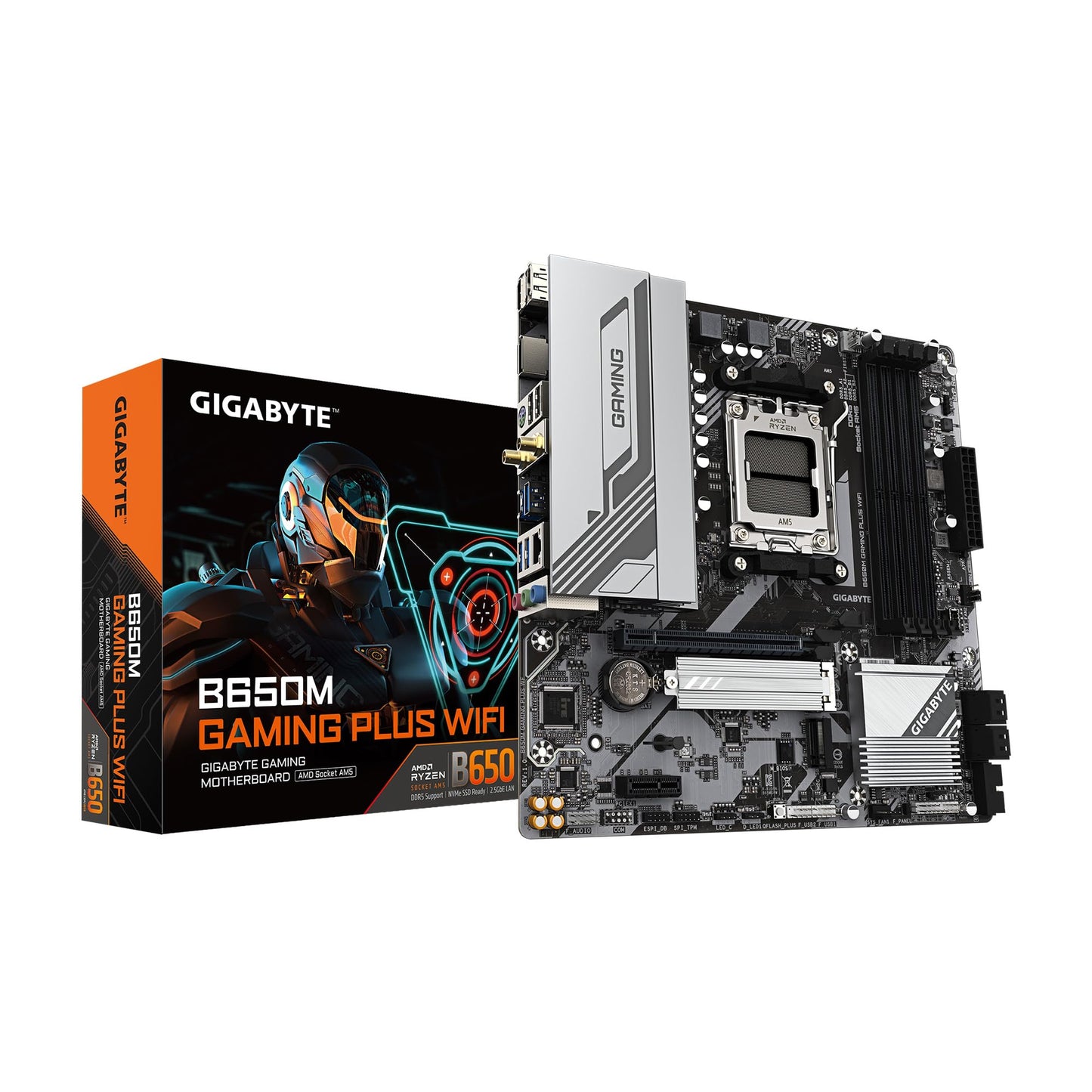 GIGABYTE B650M GAMING PLUS WIFI Micro ATX AM5 Motherboard