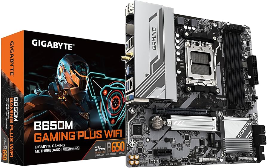 GIGABYTE B650M GAMING PLUS WIFI Micro ATX AM5 Motherboard