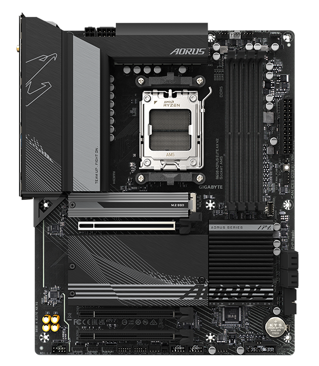 GIGABYTE B650 AORUS ELITE AX ATX Motherboard, AMD B650, DDR5, Socket AM5