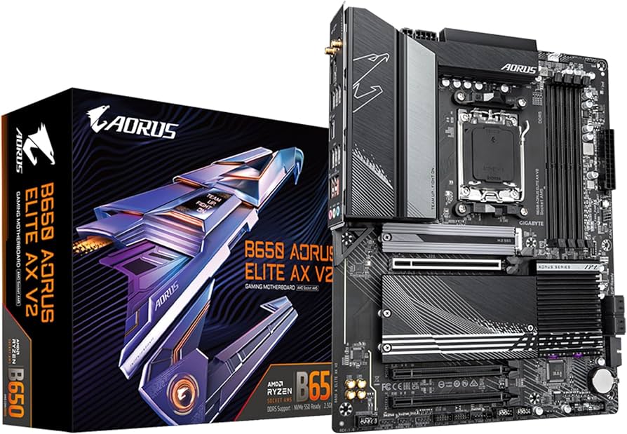 GIGABYTE B650 AORUS ELITE AX V2 ATX Motherboard, AMD Socket AM5, DDR5
