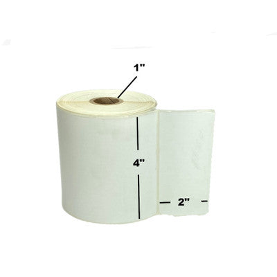 Étiquettes en papier Brother TT Premium 4x6, diamètre extérieur 8 po, mandrin 3 po, 1 130 étiquettes/rouleau