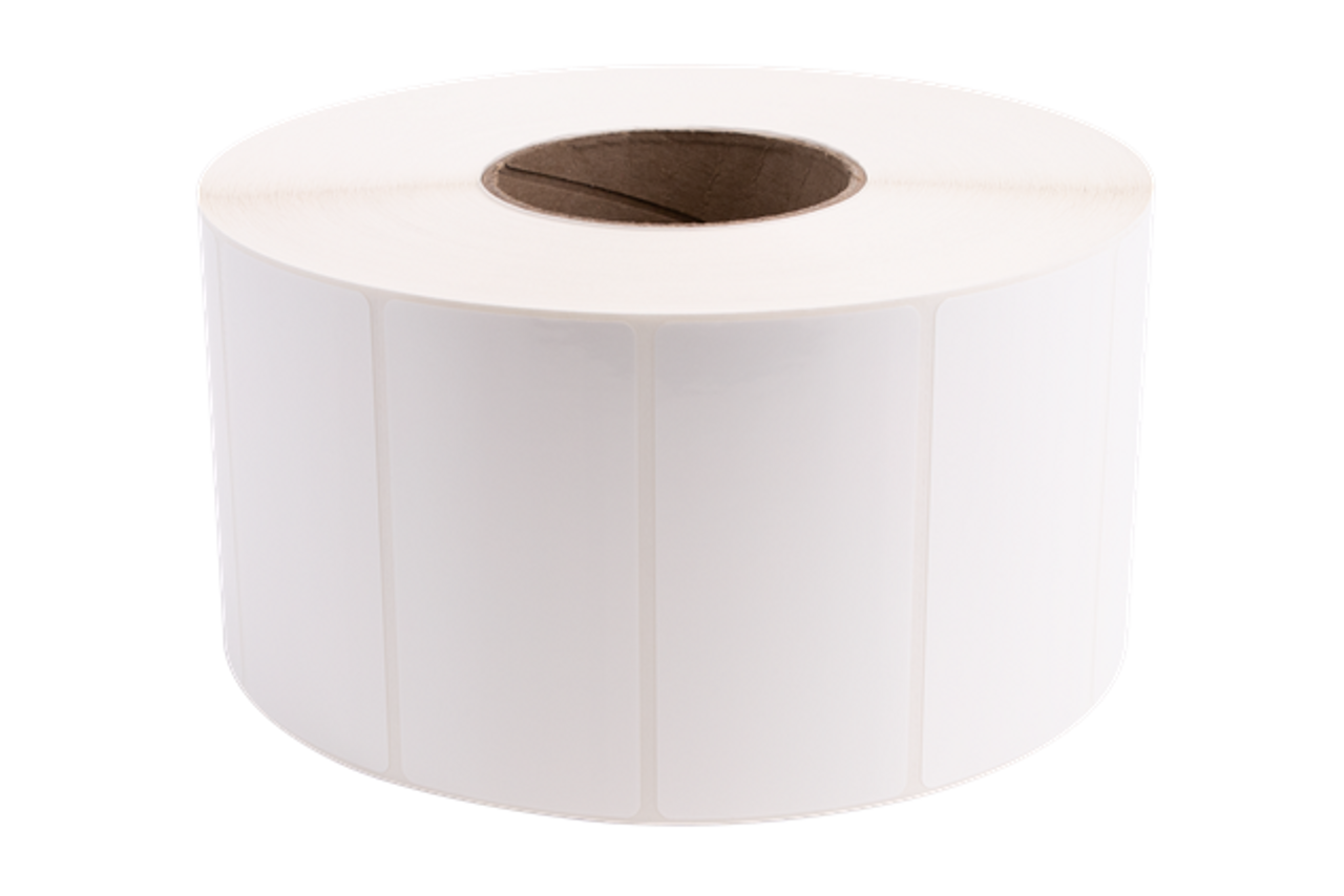 Étiquettes en polyester transparent Brother 4 po x 2 po, 3 290 étiquettes/rouleau, 4 rouleaux/boîte