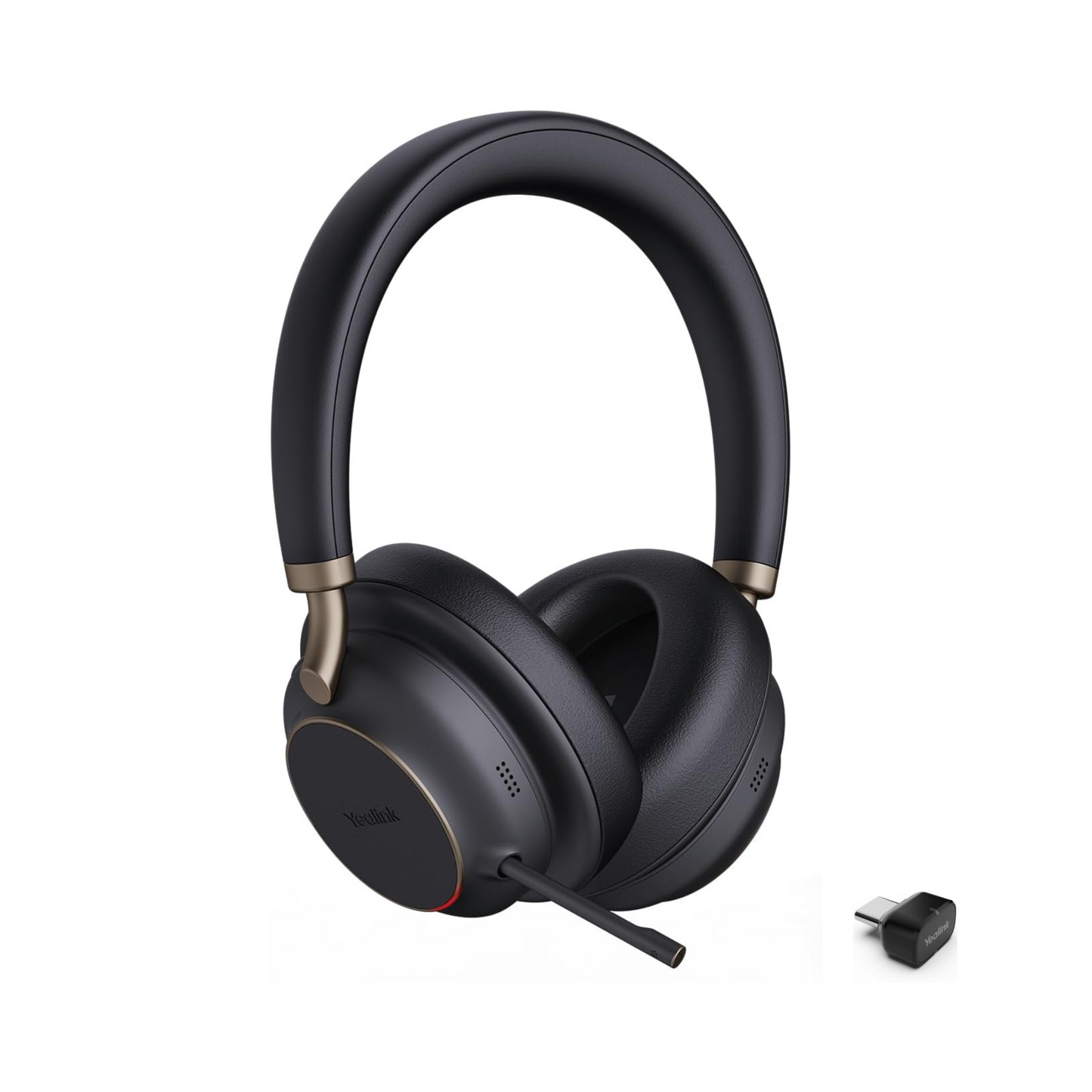 Casque sans fil supra-auriculaire YEALINK BH76 Plus Teams ANC USB-C, noir