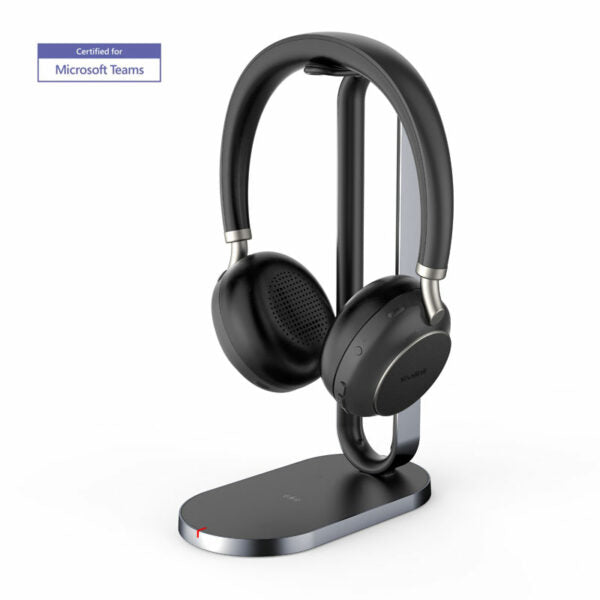 Yealink BH76 Bluetooth Headset with Charging Stand (Teams, Black, USB-C)