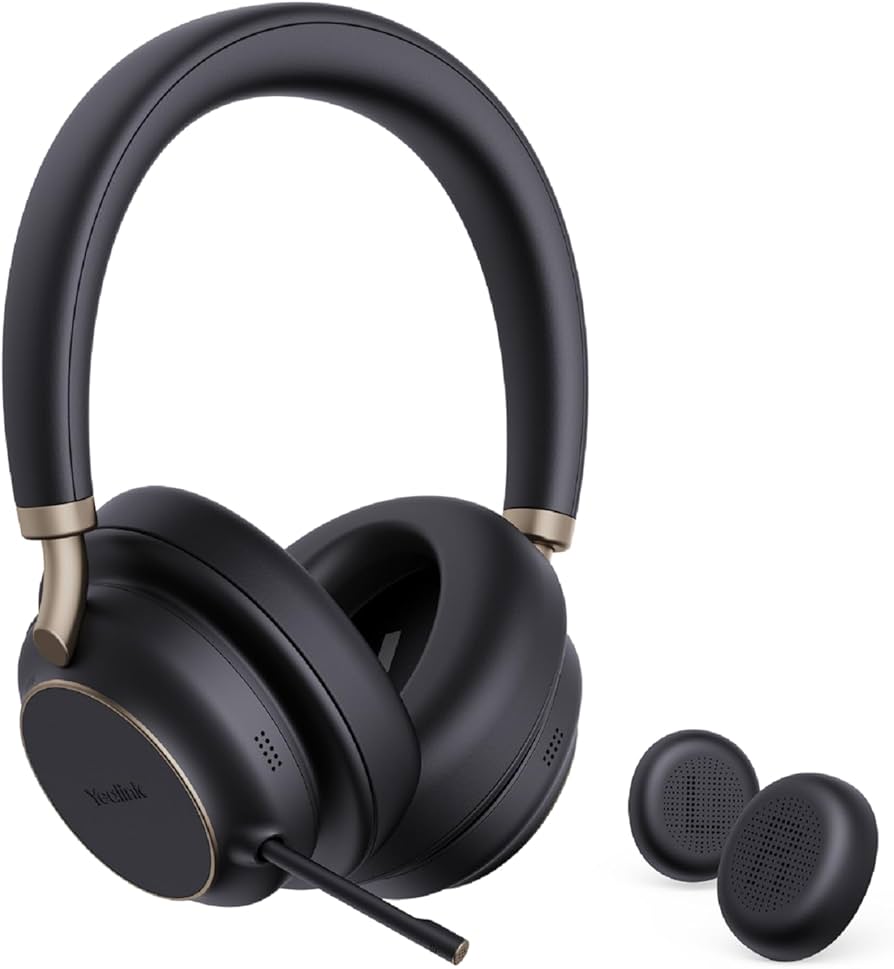 Casque Bluetooth YEALINK BH76 avec support de charge, USB-A, noir