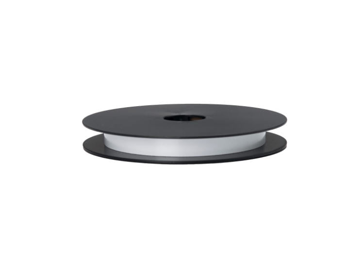 The Brother BMSLT0502CB is a white 0.5-inch wide thermal transfer polyimide label roll designed for professional labeling needs. Featuring a durable 2-mil thickness and 5+ year lifespan, it's ideal for long-lasting, industrial-grade usage. Compatible with BMSLPR03xx ink ribbons, this continuous label roll suits demanding identification applications in environments requiring thermal resistance and longevity.