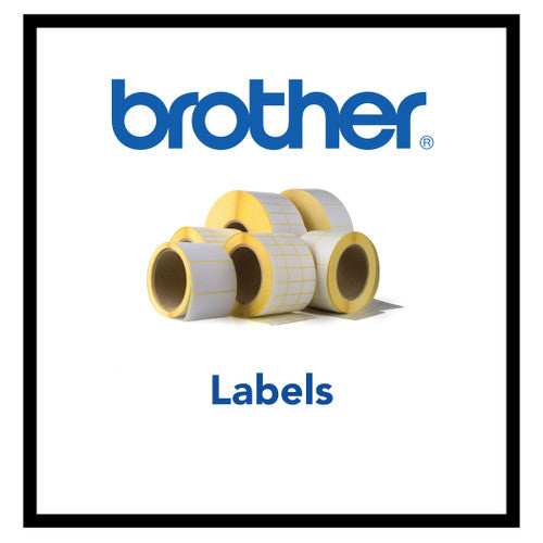 Pack d'autocollants Brother de 5 cm de large pour ammoniaque jaune, 600 autocollants