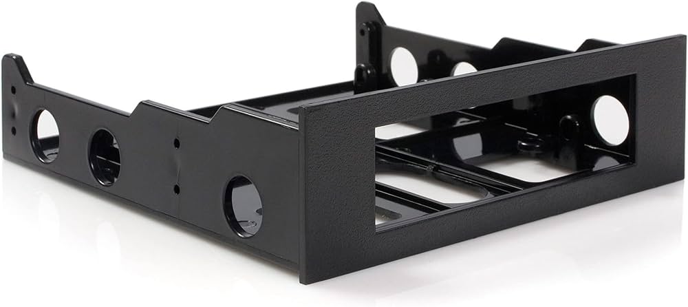 StarTech 3.5" Drive to 5.25" Bay Mount Adapter Bracket - Black, VESA Compatible