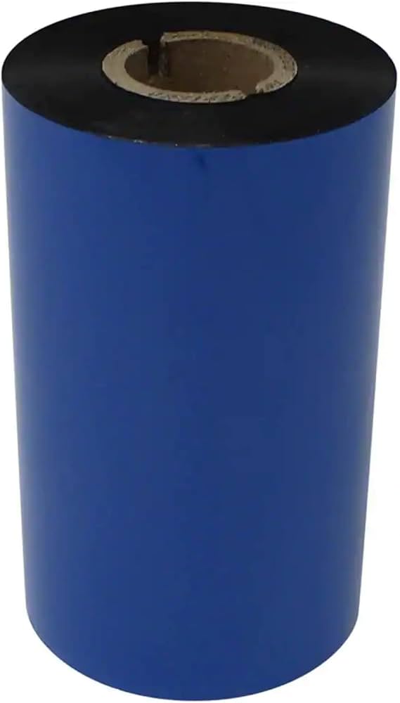Ruban cire/résine noir Brother 110 mm, 600 m, mandrin 1", paquet de 12