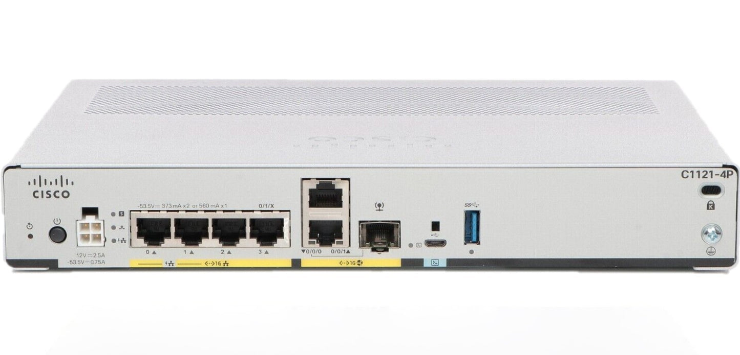 Routeur Cisco ISR 1100 4P Dual GE SFP C1121-4PLTEP