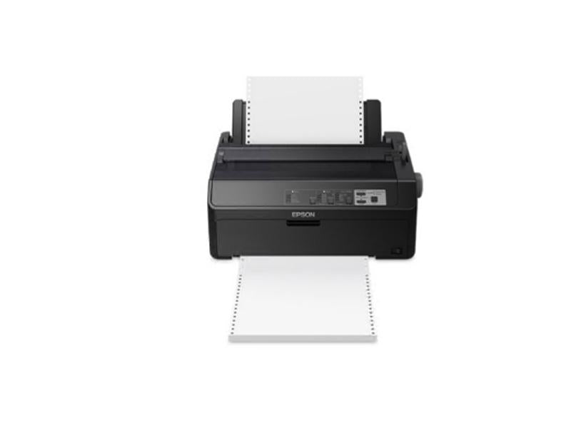 The EPSON FX-890II NT is a robust dot-matrix impact printer designed for demanding workgroup environments. It offers ultra-fast draft printing up to 738 characters per second (12 cpi) and multiple emulation modes including EPSON ESC/P, Okidata Microline, and IBM PPDS. Compact yet durable, it supports a wide range of paper types and barcode formats—ideal for logistics, warehousing, or industrial data printing applications.