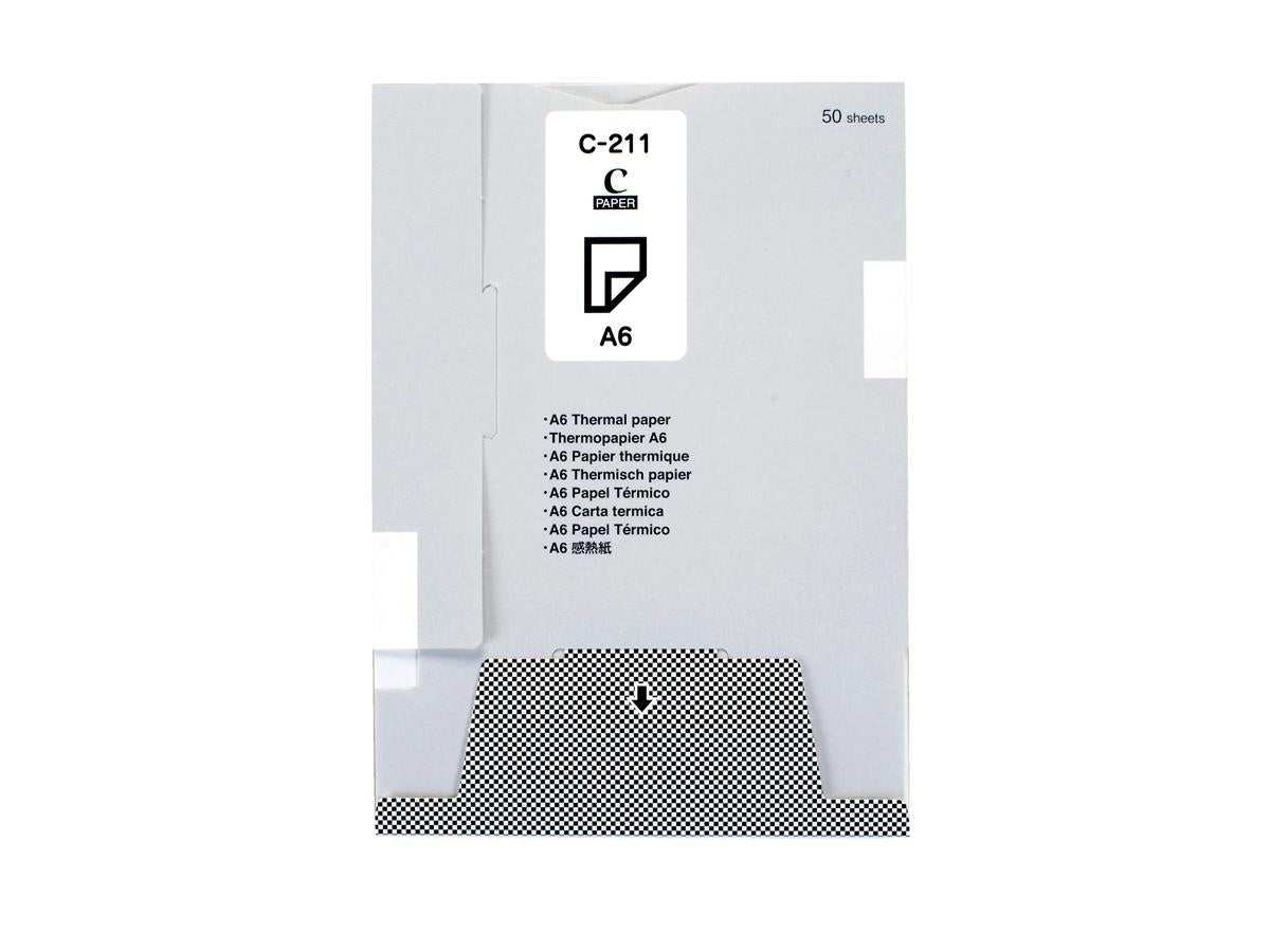 The Brother C211S A6 thermal paper pack includes 20 cassettes, each with 50 sheets of direct thermal A6-size paper designed specifically for use with the Brother MW-260 mobile printer. Ideal for professionals on the go, this Japan-made, TAA-compliant media provides crisp, reliable printing without toner or ink, ensuring smooth and efficient operation in field and healthcare use.