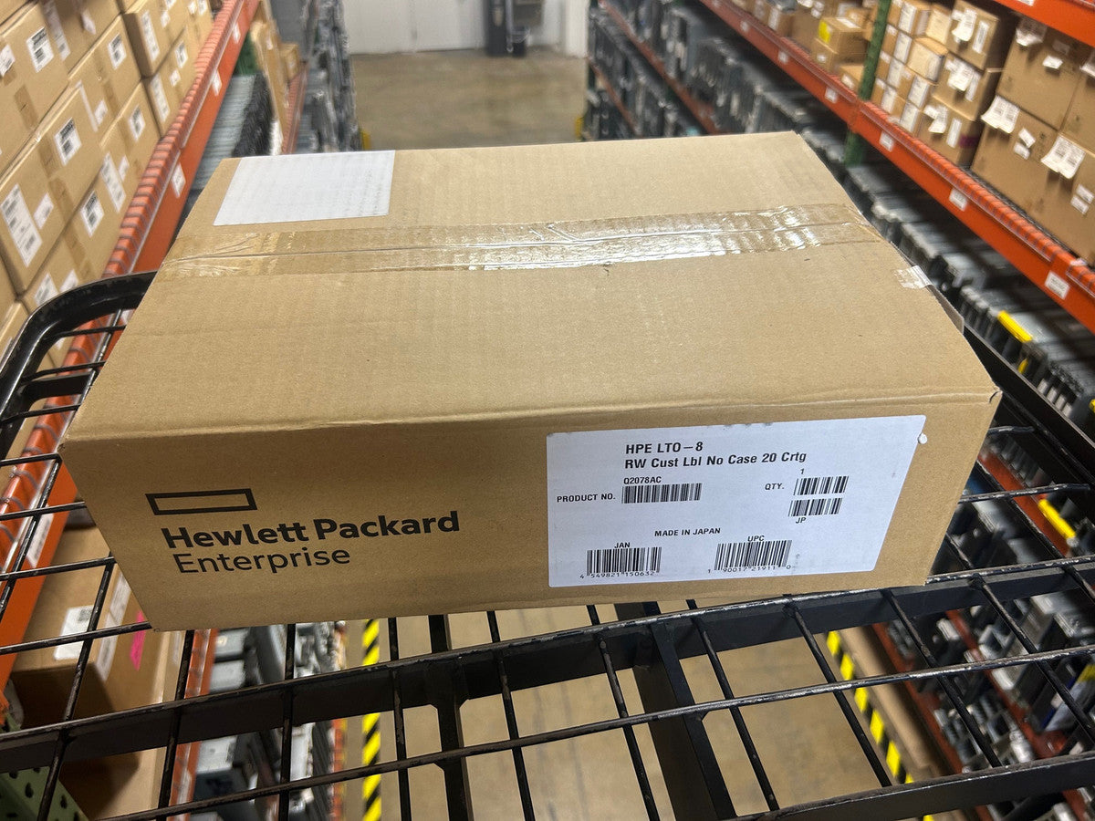 HPE LTO-6 6.25TB RW 20 Crtg Library Pack