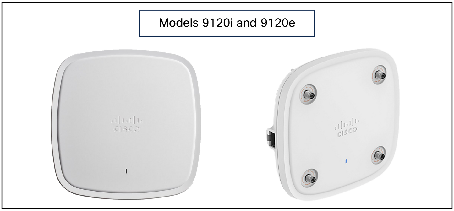 Point d'accès Wi-Fi 6 Cisco Catalyst 9120AXE, externe, UPOE