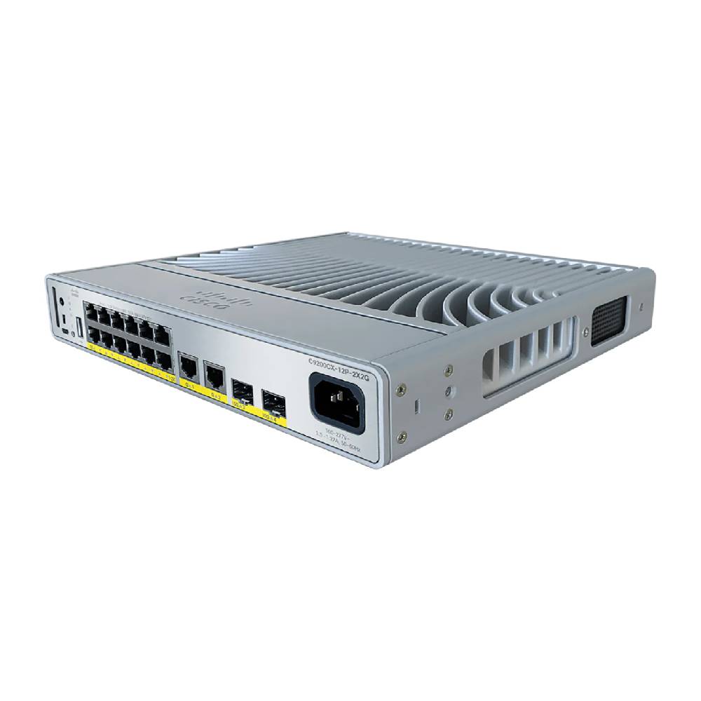 Cisco Catalyst 9200CX 12-Port Compact Managed Switch, 1Y Advantage