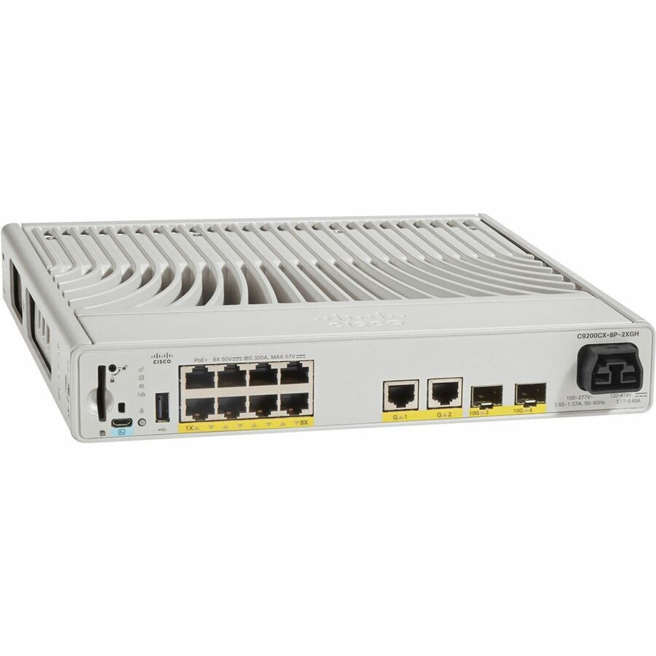Cisco Catalyst 9000 Compact 8-Port PoE+ Switch, C9200CX-8P-2XGH-A
