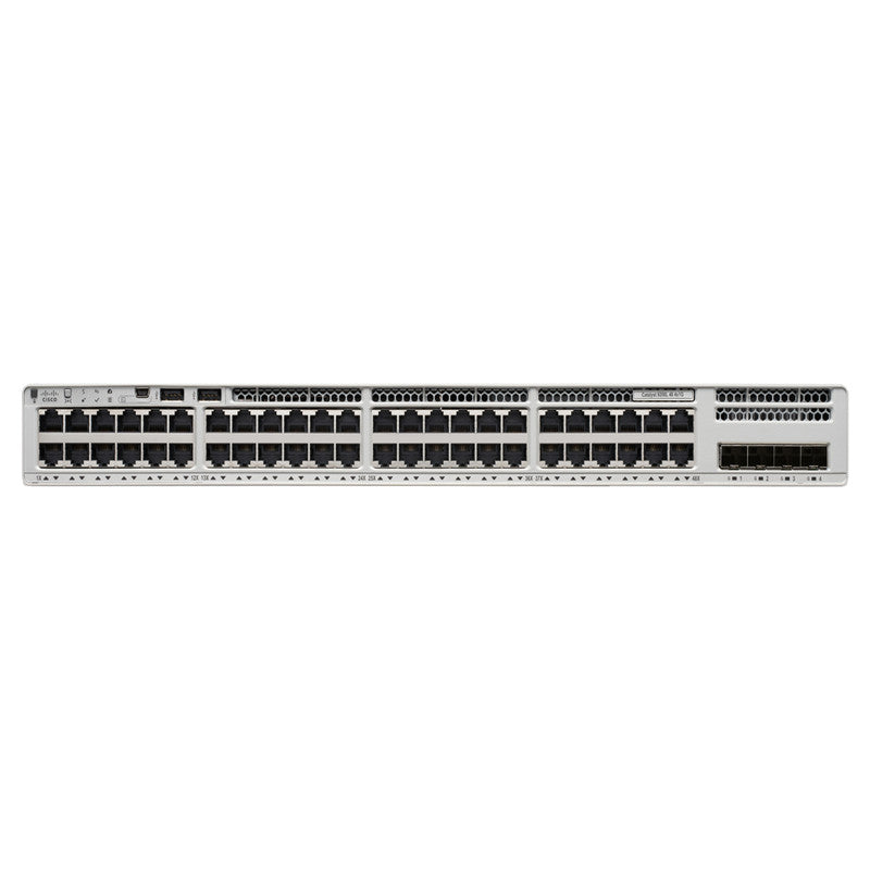 Cisco Catalyst C9200L-48P-4G-E 48-Port PoE+ Switch, 4x1G Uplink