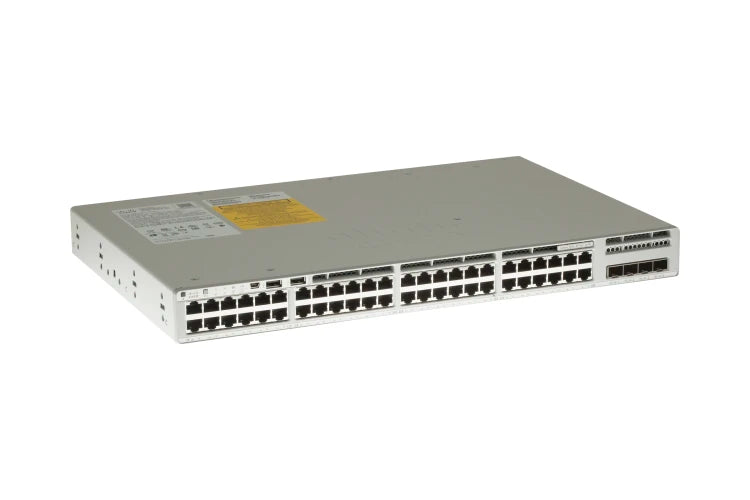 Cisco Catalyst C9200L-48P-4G-E 48-Port PoE+ Switch, 4x1G Uplink