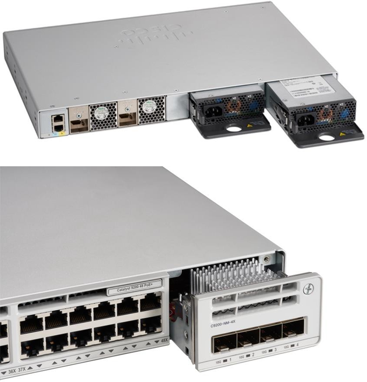 Cisco Catalyst 9200L 48P PoE+ partiel, 4x10G, avantage réseau