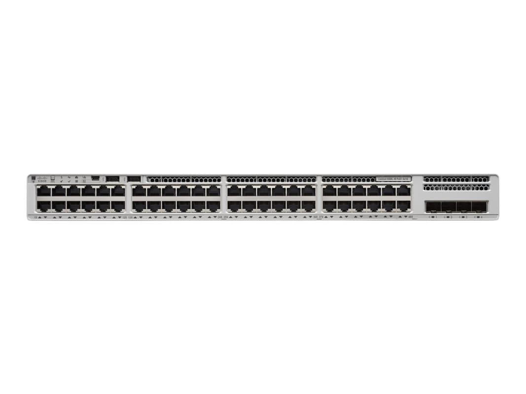 Commutateur Cisco Catalyst 9200L PoE+ 48 ports, 4x10G SFP+, NW Essentials
