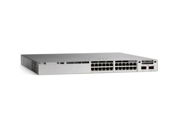 The Cisco Catalyst 9300 C9300-24T-A is a high-performance 24-port 1G copper switch designed for secure and scalable enterprise networking. It supports modular uplinks, advanced routing protocols, and robust management standards, all backed by Cisco's Enhanced Limited Lifetime warranty. With 8GB RAM and 16GB flash, it's optimized for reliable performance in demanding Layer 2/3 environments.