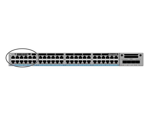 The Cisco C9300-48U-1A is a high-performance enterprise switch featuring 48 UPOE ports, Gigabit Ethernet connectivity, and advanced Layer 2/3 functionality. Ideally suited for demanding network environments, it boasts 8GB RAM, 16GB flash memory, and AES 256-bit encryption. Designed for resilience, it has an MTBF of over 227,000 hours with TAA compliance and Enhanced Limited Lifetime Warranty.