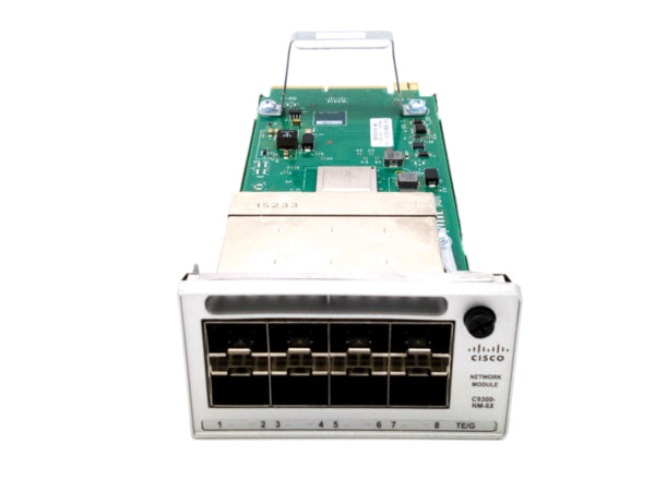 The CISCO Catalyst 9300 8 x 10GE Network Module, spare, delivers high-performance uplink capabilities to Catalyst 9300 series switches. Ideal for enterprise networking, this hot-swappable module ensures scalable, high-throughput connectivity. Built for flexibility, it's compliant with TAA regulations.