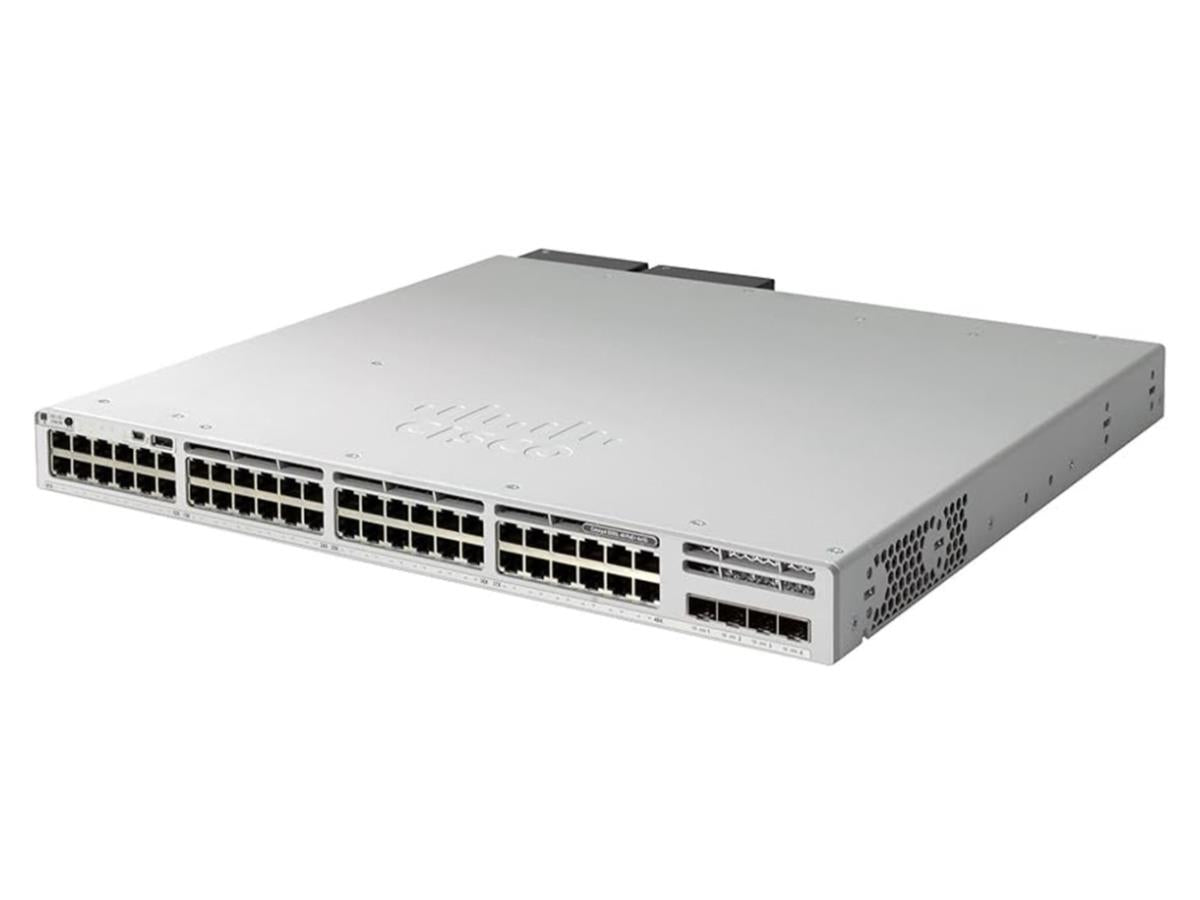 The Cisco Catalyst 9300L-48P-4X-A switch is engineered for enterprise-class edge networking, providing 48 PoE+ ports and 4 fixed 10G SFP+ uplinks. With robust Layer 2/3 capabilities, 8 GB RAM, and enhanced lifetime hardware warranty, it’s ideal for scalable, secure deployments. Designed to support advanced routing protocols like RIPng and strong encryption using AES-256, this switch meets demanding business networking needs.