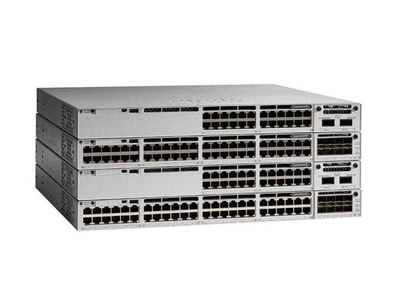 The Cisco Catalyst 9300L-48PF-4G-E delivers managed, stackable Layer 3 networking with 48 full PoE+ ports and four 1G SFP uplinks, ideal for scalable enterprise environments. It supports up to 890W of PoE budget, advanced routing protocols, and robust security features such as MACsec and secure boot. Built for high-density deployments with switching capacity up to 496 Gbps when stacked, this switch combines power and versatility in a rack-mountable design.