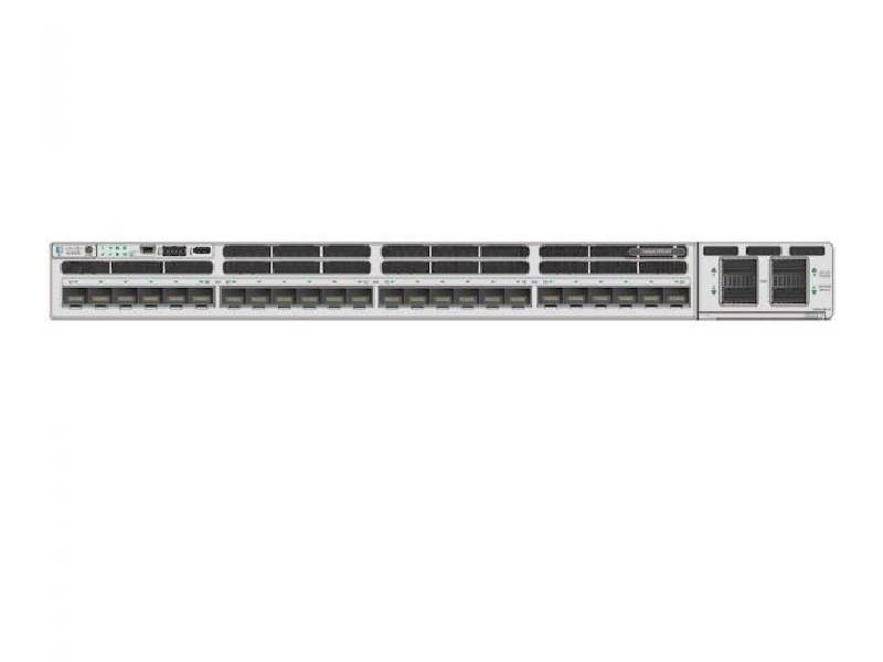 Catalyst 9300X switch features 24 high-speed 25G/10G/1G SFP28 ports, modular uplink flexibility, 16GB RAM, and is TAA-compliant. Designed for enterprise-grade Layer 2/3 switching, it delivers secure, scalable network performance with support for SNMP, OSPF, MACsec encryption, and a robust feature set. Includes a limited lifetime hardware warranty.