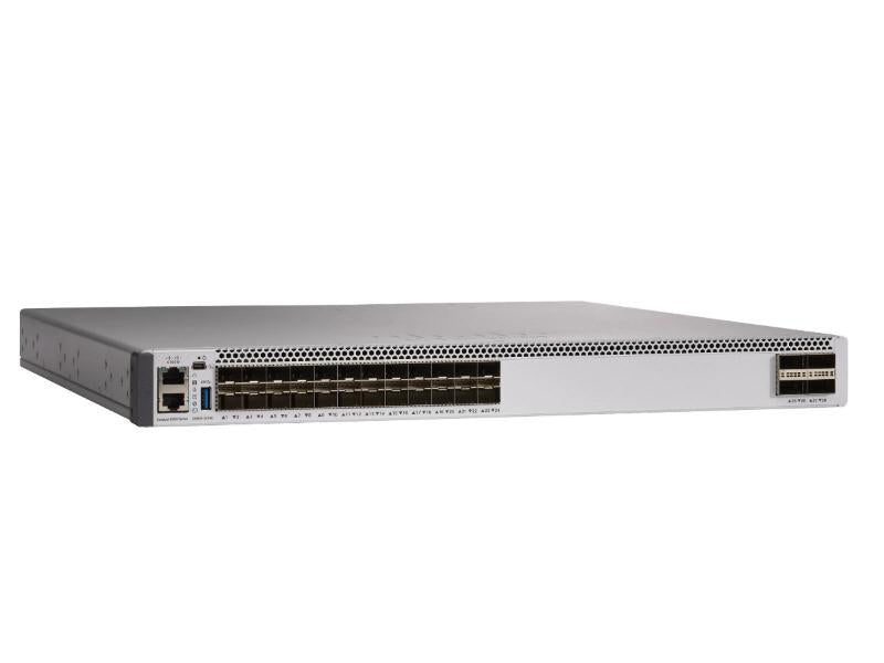 The Cisco Catalyst 9500 Series is designed for enterprise campus core and aggregation layers, offering compact and high-performance switching. This model features 24 multi-speed 1/10/25G ports and 4 uplink ports supporting 40/100G, ideal for high-density environments. Built with TAA compliance and manufactured in Mexico.