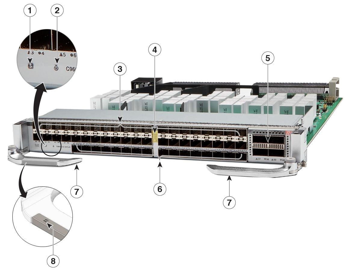 Cisco Catalyst 9600 56-Port 50G & 4-Port 100G Line Card