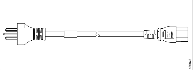 Cisco Power Cord for 1900W Cat9K Supply (Europe, 14 ft, 16A)