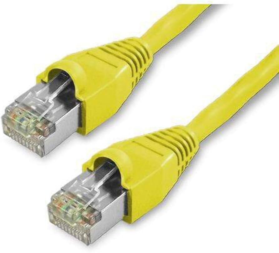 CISCO CAB-ETH-S-RJ45 Ethernet Cable, 6ft, Yellow, Straight-through