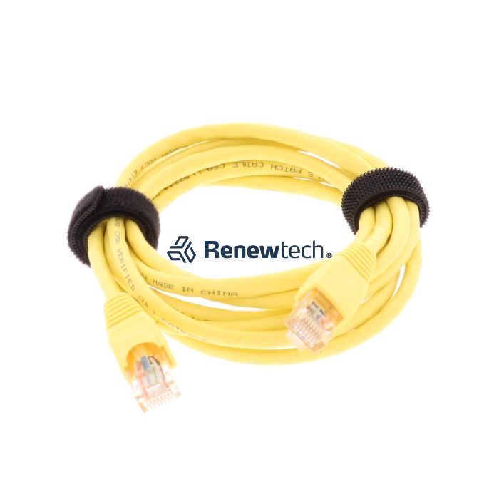 CISCO CAB-ETH-S-RJ45 Ethernet Cable, 6ft, Yellow, Straight-through