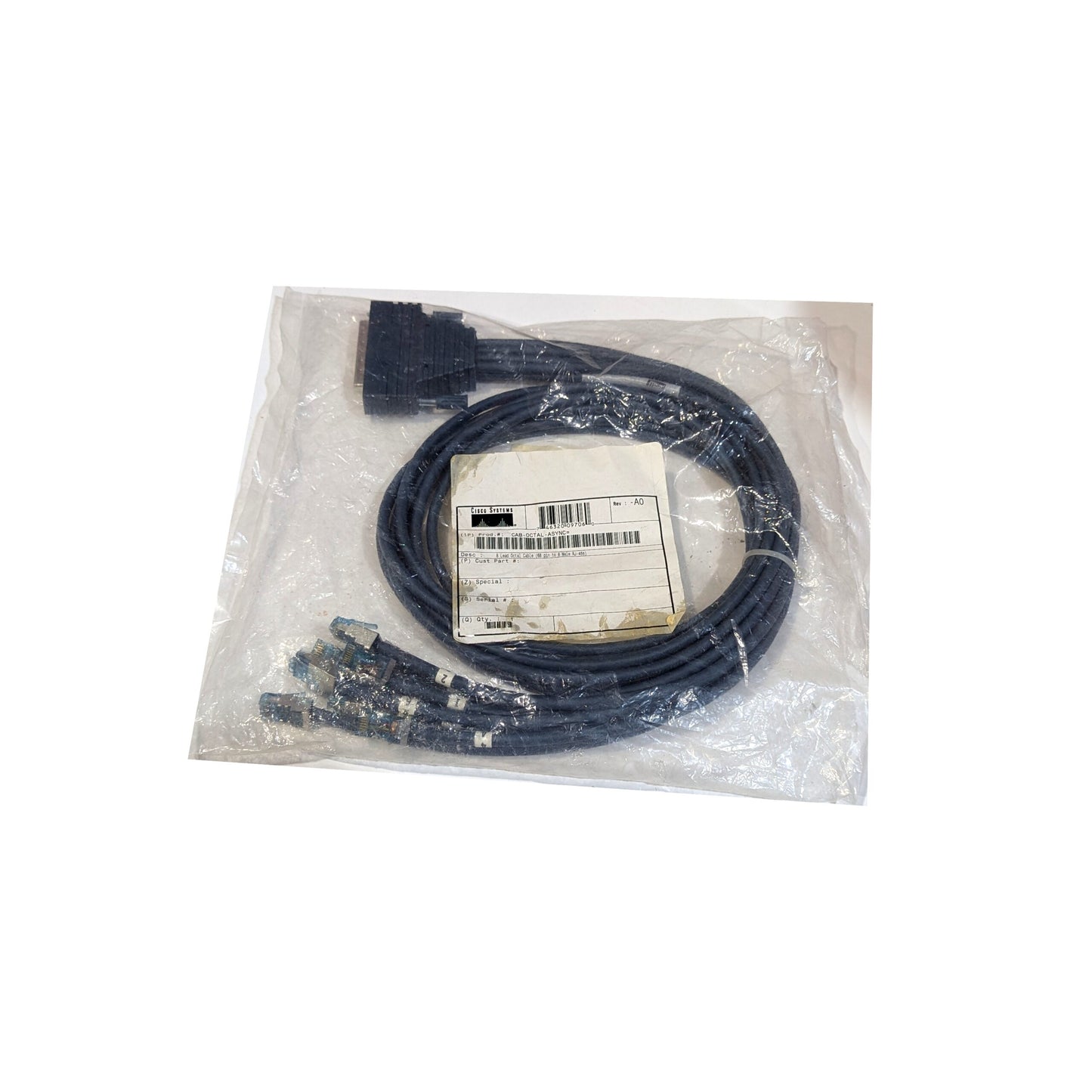 CISCO CAB-OCTAL-ASYNC 8-Port Octal Cable 68-Pin to RJ-45