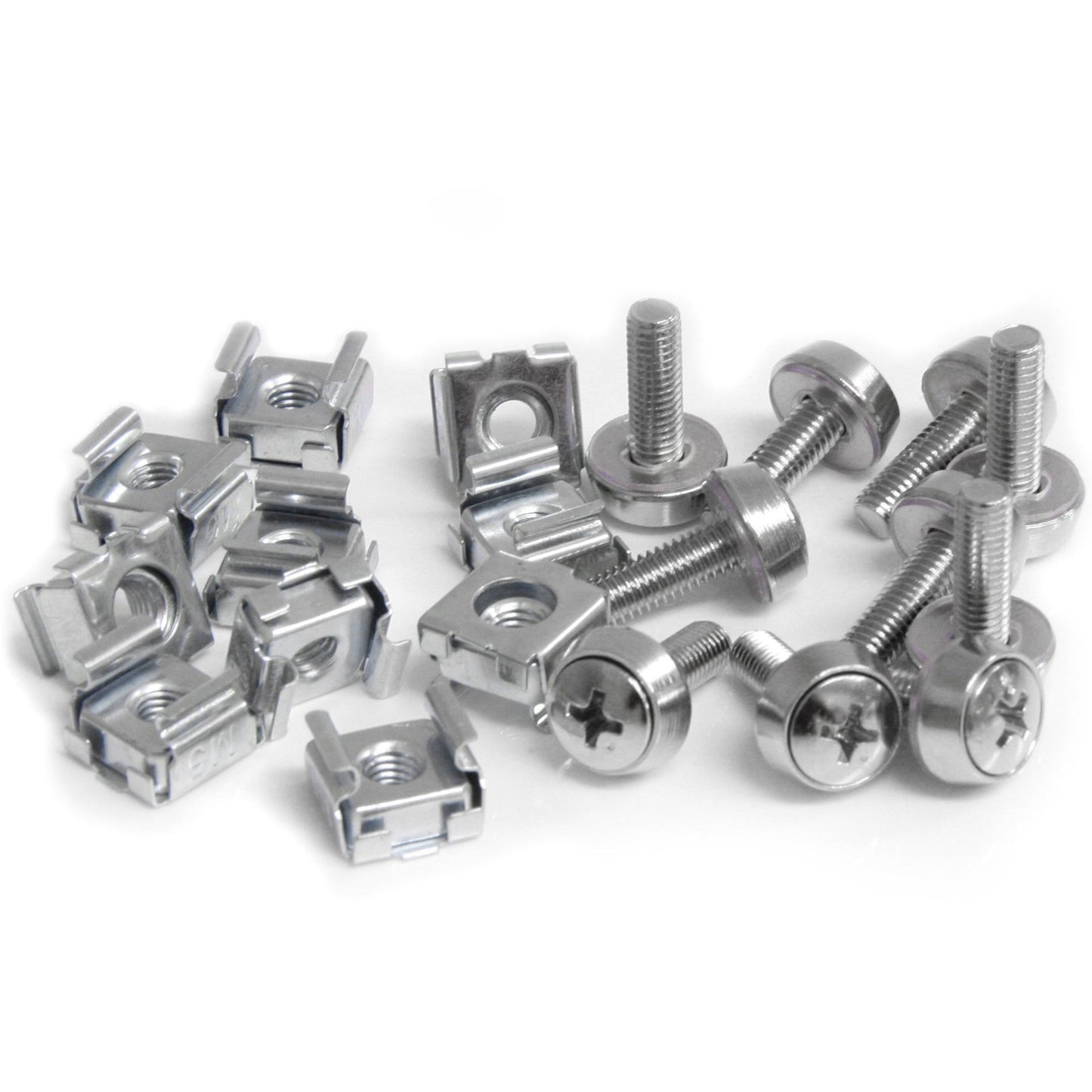 StarTech 50-Pack M5 Rack Screws and Cage Nuts Set