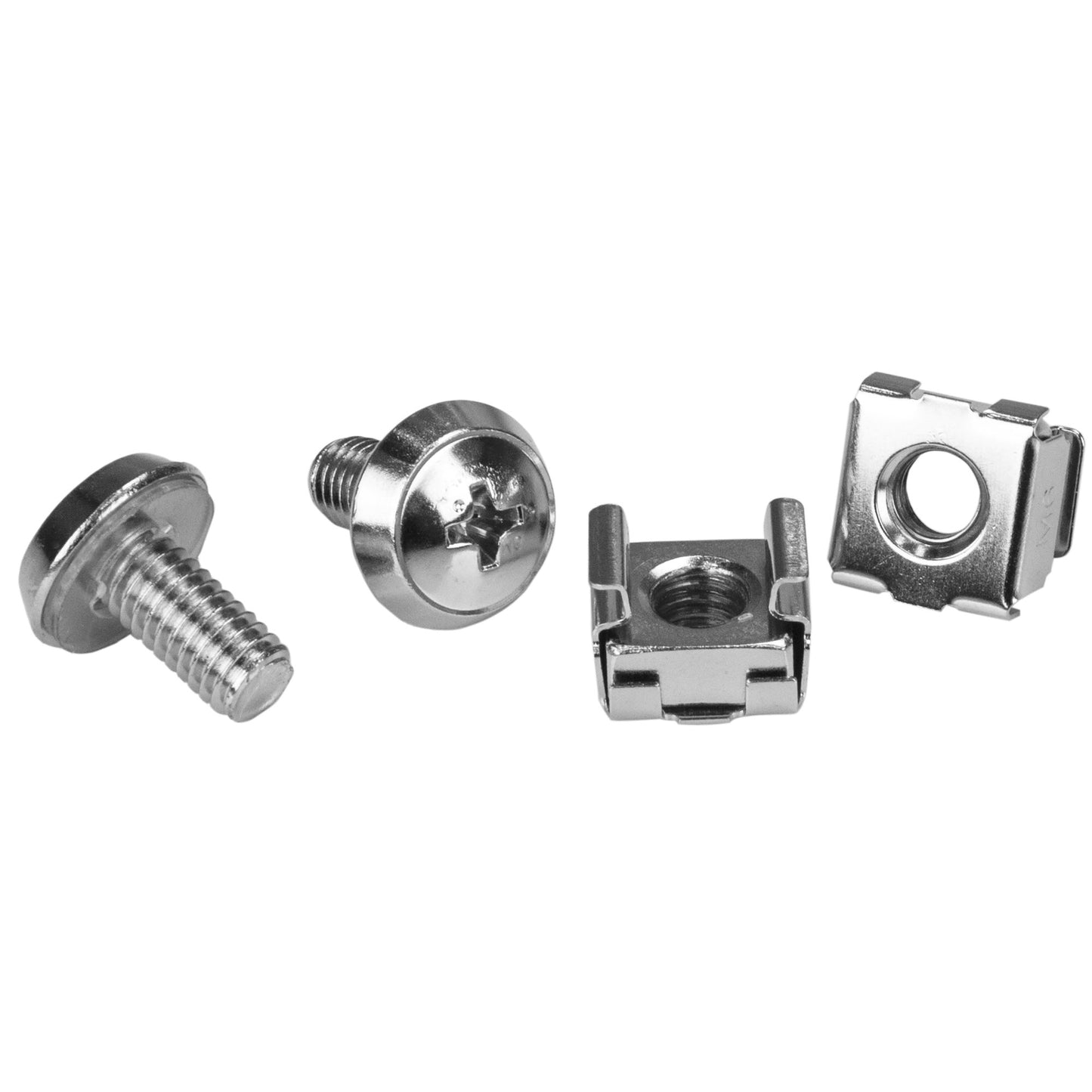 StarTech 100-Pack M6 Mounting Screws and Cage Nuts - CABSCREWM62