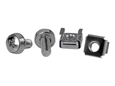 Vis de montage et écrous cage StarTech M6 (50 pièces) (CABSCREWM6)
