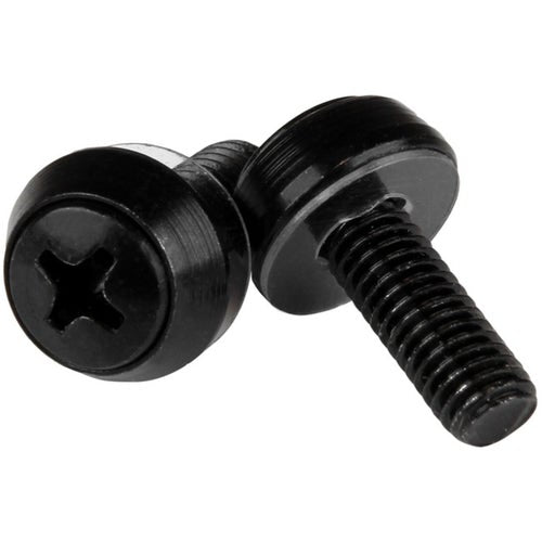 Vis de montage en rack StarTech M6, lot de 50, noires