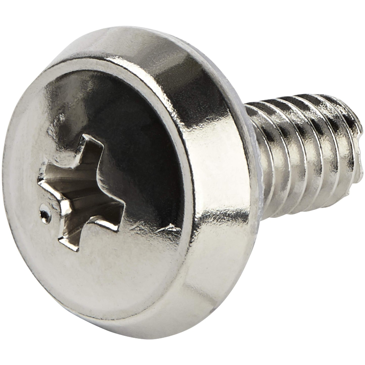 StarTech 12-24 Rack Mount Screws – 50 Pack, Nickel-Plated Steel