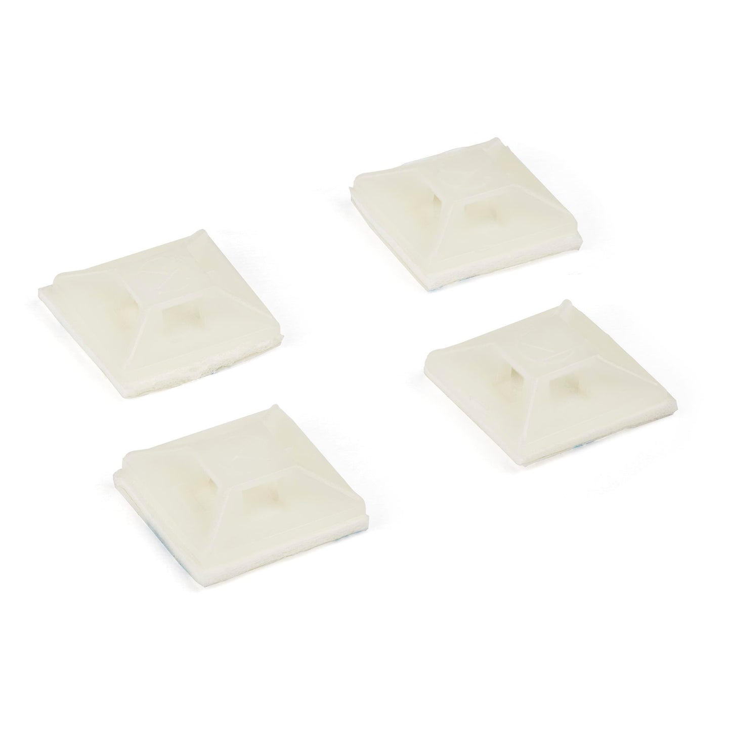 StarTech CBMCTM1 Adhesive Cable Tie Mounts, 100-Pack, Nylon, White