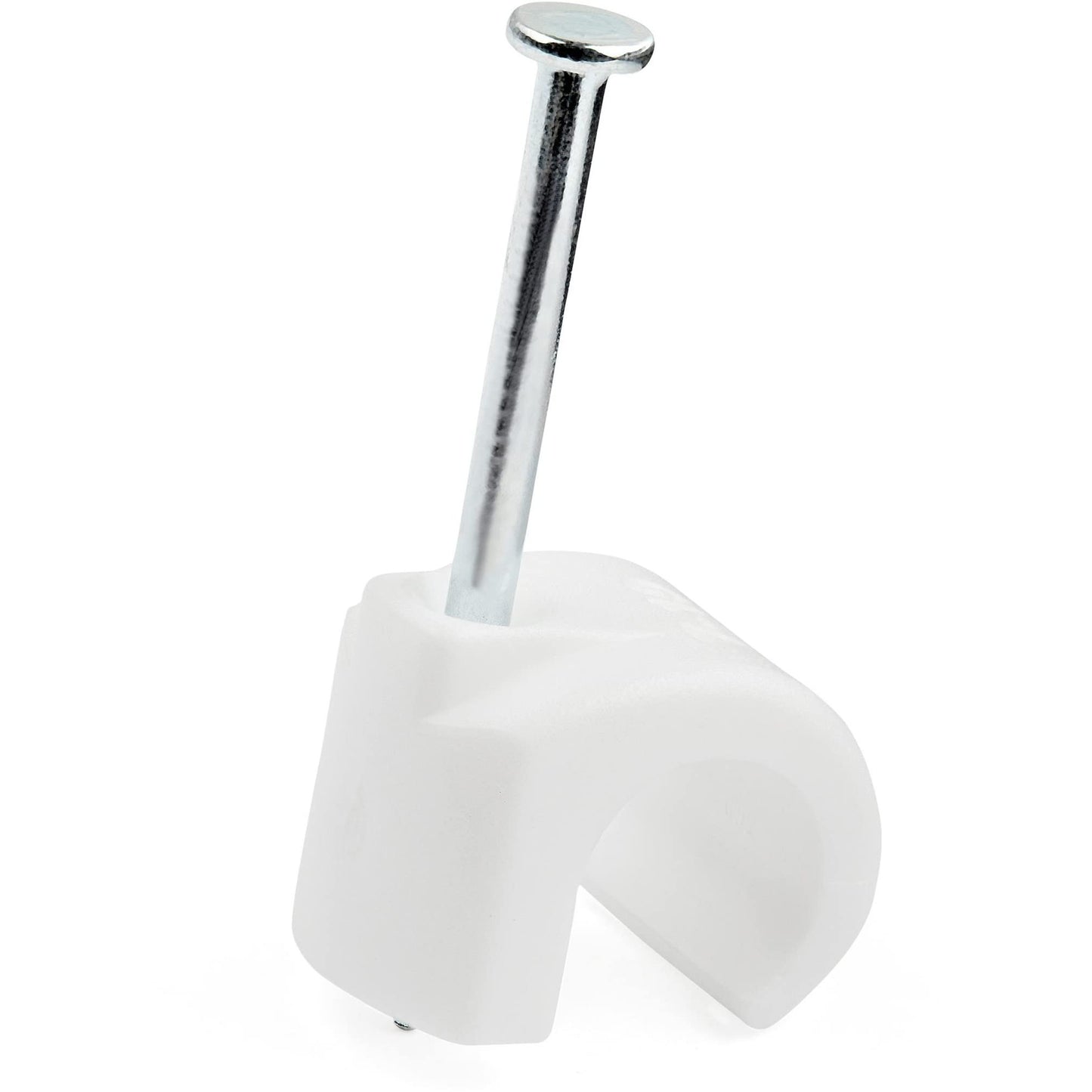 STARTECH 100 serre-câbles avec clou pour câbles de 7 à 10 mm, blancs, conformes aux normes TAA