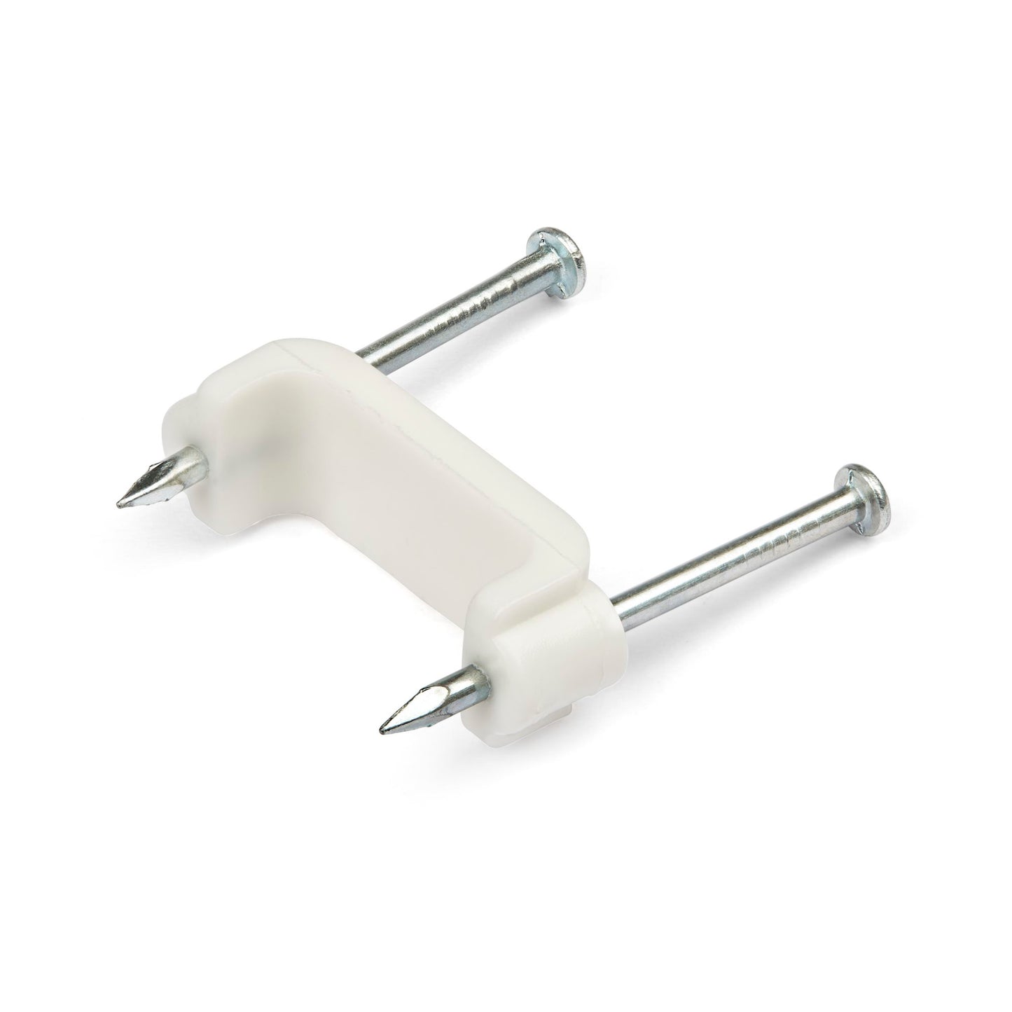 StarTech 100x R-Type Screw Mount Cable Clamps, 6mm, Nylon, White