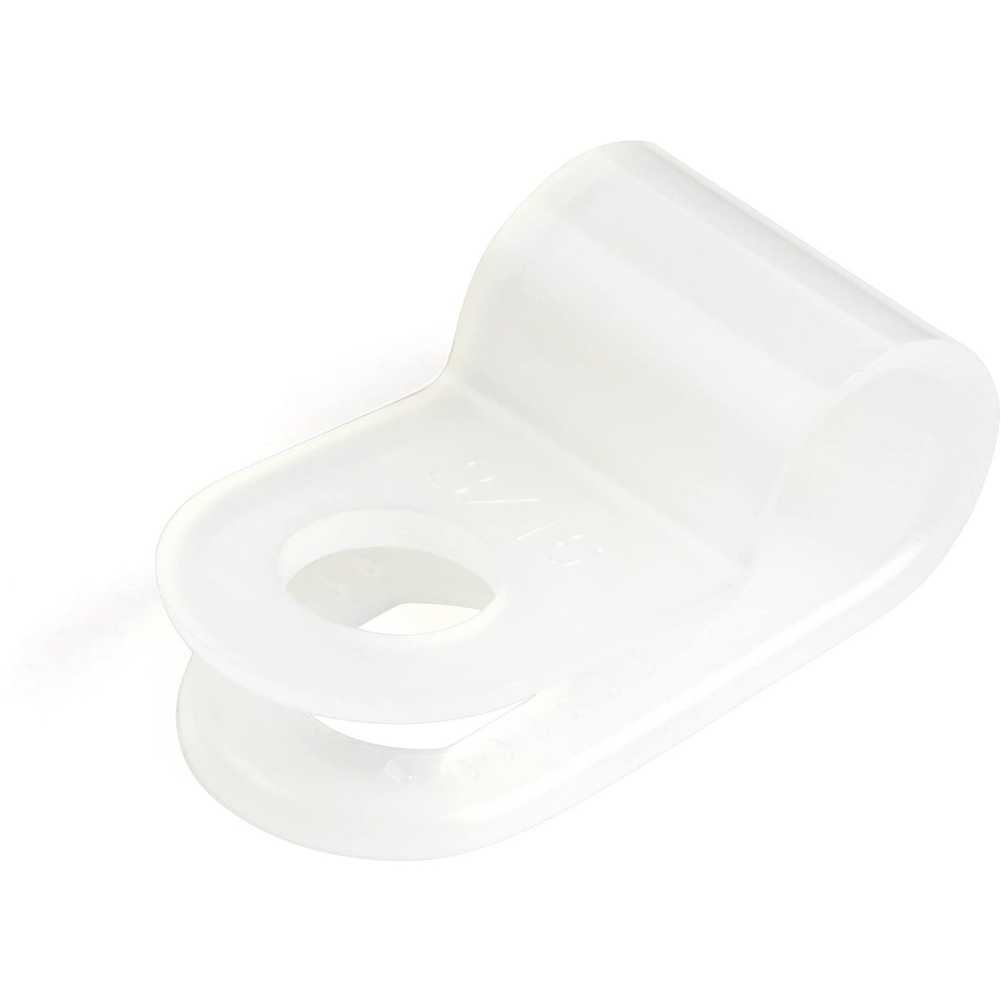 Serre-câbles en nylon StarTech de type R, lot de 100, avec fixation à vis, blanc