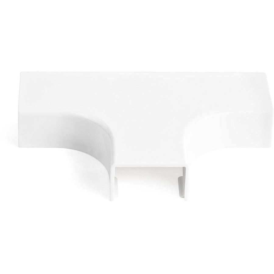 Connecteurs en T StarTech pour chemin de câbles, 3 voies, ABS, blanc, lot de 20